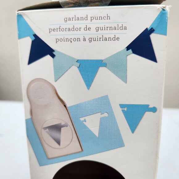 Martha Stewart pennant GARLAND Paper Punch Scrapbooking Card Making bunting - Picture 6 of 8